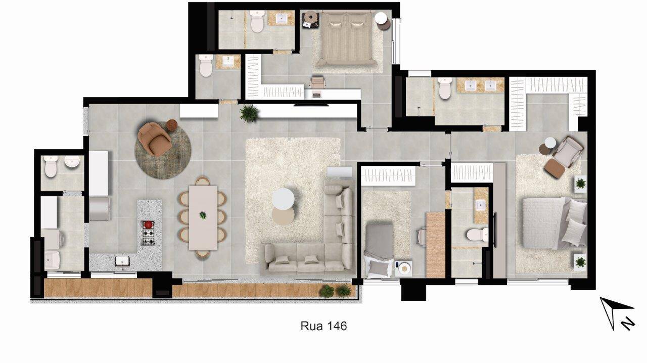 Apartamento, 3 quartos, 140 m² - Foto 25